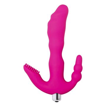 Adam & Eve Eve's Triple Play Pleaser Vibrator Roze