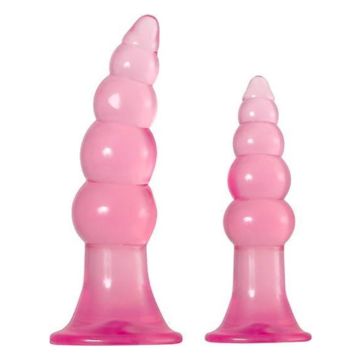 Adam & Eve Fun Jelly Anaal Plugs Roze