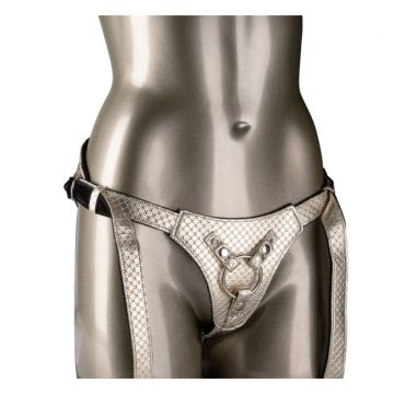CalExotics Crotchless Harness The Regal Queen Zilver
