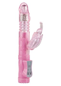 ToyJoy Poke Me Up-And-Down Butterfly Vibrator Roze