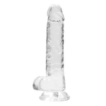 Bang It Dildo 7 Inch Met Ballen Transparant