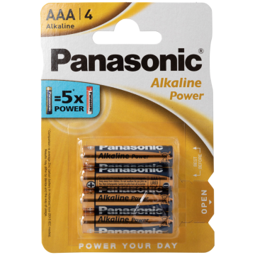 Panasonic Batterijen AAA, 4 stuks