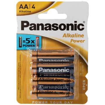 Panasonic Batterijen AA, 4 stuks