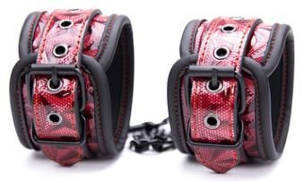 Fetish Store Diamond Handboeien Rood
