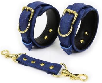 Fetish Store Commander Enkelboeien Blauw