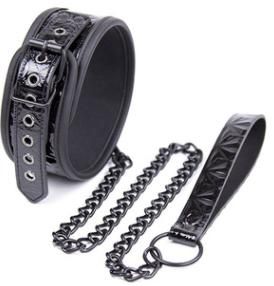Fetish Store Diamond Halsband Zwart