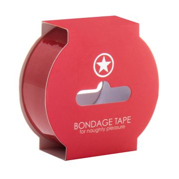 Ouch! Bondage Tape 17,5 Meter Smal Rood