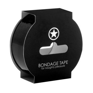 Ouch! Bondage Tape 17,5 Meter Smal Zwart