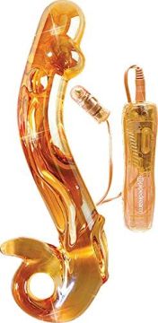 Icicles No. 35 Glazen Vibrator Oranje