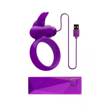 Abia Gelos Vibrating Cockring Paars